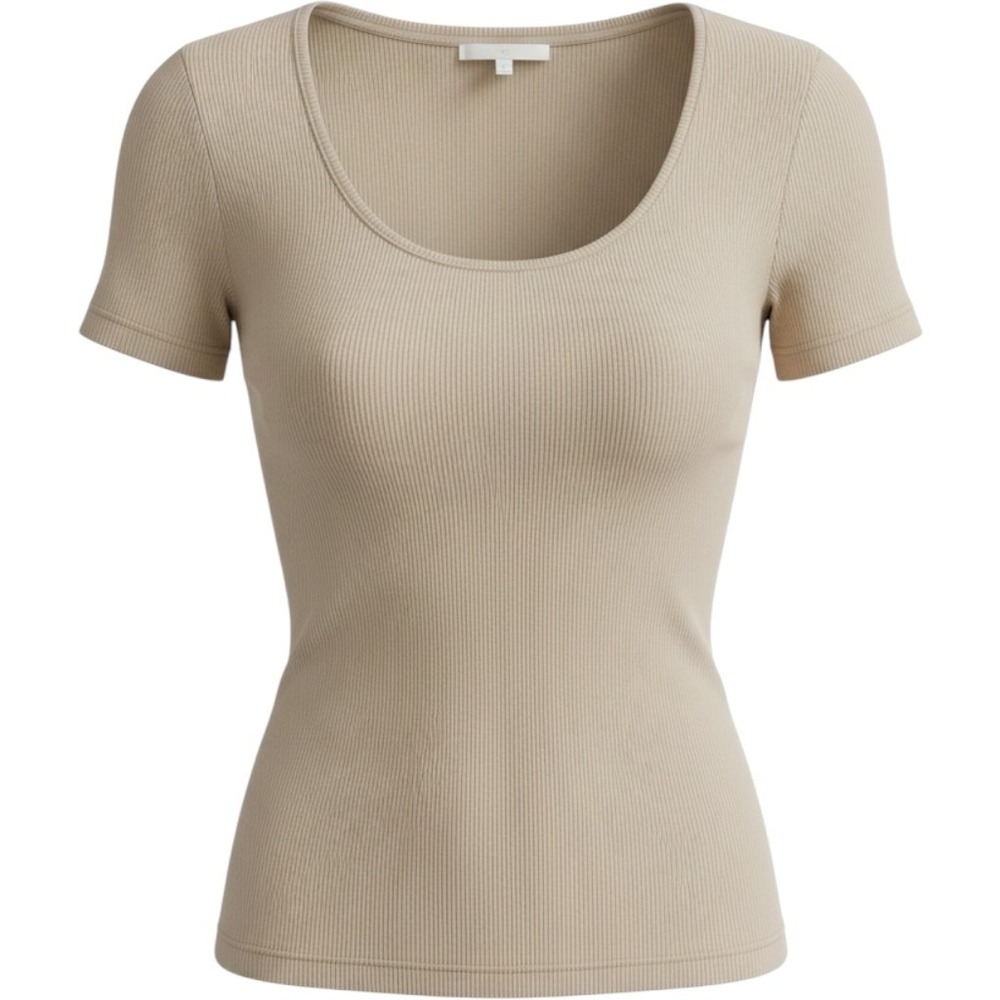 AG Jeans Adriano Goldschmied Women's Short Sleeve Scoop Neck T-Shirt S Stretch